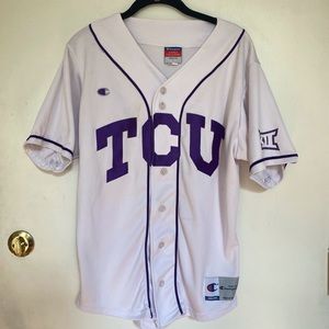 TCU Horned Frog Baseball Jersey by Champion
